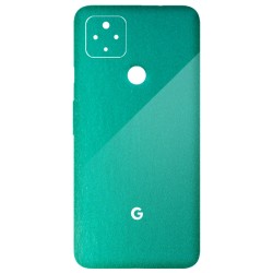 Folie Skin SILKASE pentru Google Pixel 4a 5G, turcoaz metalic, protectie spate telefon