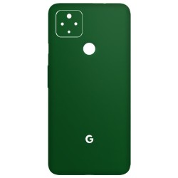 Folie Skin SILKASE pentru Google Pixel 4a 5G, verde inchis mat, protectie spate telefon