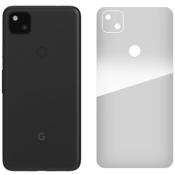 Folie spate silicon pentru Google Pixel 4a, SILKASE, Gel TPU, antibacterian, regenerabila