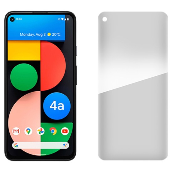 Folie silicon pentru Google Pixel 4a 5G, SILKASE, Gel TPU, antibacterian, regenerabila (Telefoane Google, F0900) by www.silkase.ro