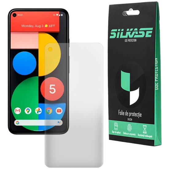 Folie mata SILKASE pentru Google Pixel 5a, protectie ecran, silicon regenerabil (SILKASE, Telefoane Google) by www.silkase.ro Folie mata SILKASE pentru Google Pixel 5a, protectie ecran, silicon regenerabil (Telefoane Google, F2300) by www.silkase.ro