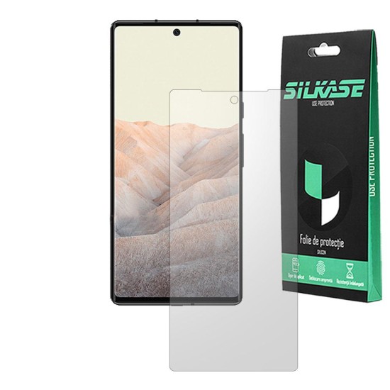 Folie mata SILKASE pentru Google Pixel 6, protectie ecran, silicon regenerabil (SILKASE, Telefoane Google) by www.silkase.ro Folie mata SILKASE pentru Google Pixel 6, protectie ecran, silicon regenerabil (Telefoane Google, F2301) by www.silkase.ro