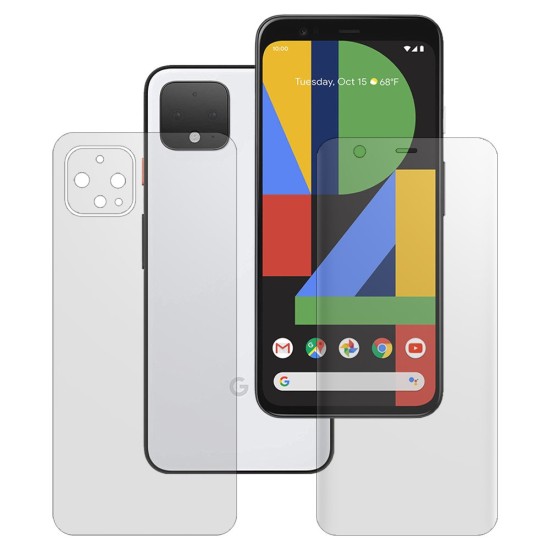 Set 2 folii mate SILKASE pentru Google Pixel 4 XL, protectie telefon, silicon regenerabil (Telefoane Google, F2768) by www.silkase.ro