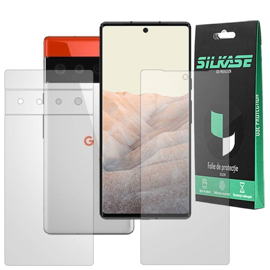 Set 2 folii mate SILKASE pentru Google Pixel 6, protectie telefon, silicon regenerabil (SILKASE, Telefoane Google) by www.silkase.ro Set 2 folii mate SILKASE pentru Google Pixel 6, protectie telefon, silicon regenerabil (Telefoane Google, F2773) by www.silkase.ro