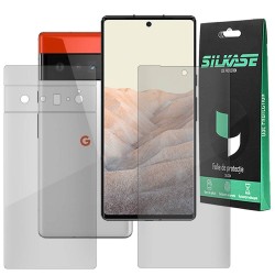 Set 2 folii SILKASE pentru Google Pixel 6 PRO, protectie telefon, silicon regenerabil Set 2 folii SILKASE pentru Google Pixel 6 PRO, protectie telefon, silicon regenerabil