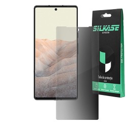 Folie silicon privacy SILKASE pentru Google Pixel 6 XL, FullGlue, FullCover, 10H, negru Folie silicon privacy SILKASE pentru Google Pixel 6 XL, FullGlue, FullCover, 10H, negru