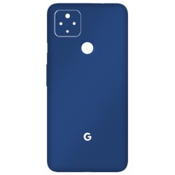 Folie Skin SILKASE pentru Google Pixel 4a 5G, albastru inchis mat, protectie spate telefon