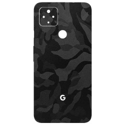 Folie Skin SILKASE pentru Google Pixel 4a 5G, camo negru, protectie spate telefon