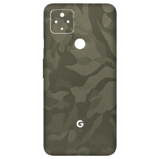 Folie Skin SILKASE pentru Google Pixel 4a 5G, camo verde, protectie spate telefon (SILKASE, Telefoane Google) by www.silkase.ro Folie Skin SILKASE pentru Google Pixel 4a 5G, camo verde, protectie spate telefon (Telefoane Google, S0062) by www.silkase.ro