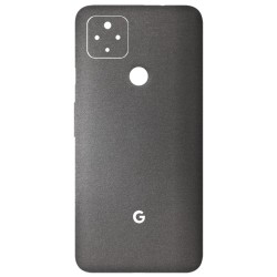 Folie Skin SILKASE pentru Google Pixel 4a 5G, gri brushed, protectie spate telefon
