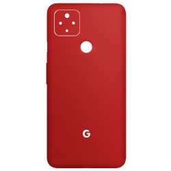Folie Skin SILKASE pentru Google Pixel 4a 5G, rosu, protectie spate telefon