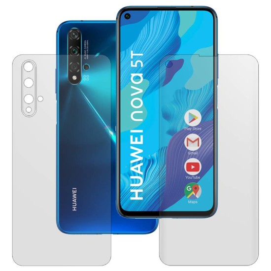 Set 2 folii mate SILKASE pentru Huawei Nova 5T, protectie telefon, silicon regenerabil (SILKASE, Set Folii Mate) by www.silkase.ro Set 2 folii mate SILKASE pentru Huawei Nova 5T, protectie telefon, silicon regenerabil (Nova 5T, F2675) by www.silkase.ro