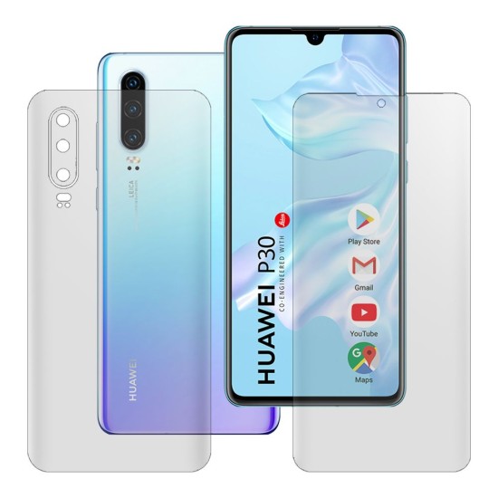 Set 2 folii mate SILKASE pentru Huawei P30, protectie telefon, silicon regenerabil (SILKASE, Set Folii Mate) by www.silkase.ro Set 2 folii mate SILKASE pentru Huawei P30, protectie telefon, silicon regenerabil (P30, F2679) by www.silkase.ro