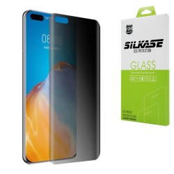Folie sticla privacy UV SILKASE pentru Huawei Mate 40 Pro, FullGlue, FullCover, tempered glass, negru Folie sticla privacy UV SILKASE pentru Huawei Mate 40 Pro, FullGlue, FullCover, tempered glass, negru
