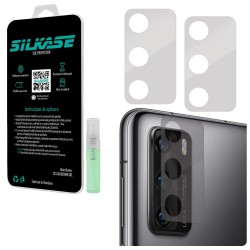 Set folii SILKASE pentru Huawei P40, 3 buc, protectie camera silicon, regenerabile, antibacteriene Set folii SILKASE pentru Huawei P40, 3 buc, protectie camera silicon, regenerabile, antibacteriene