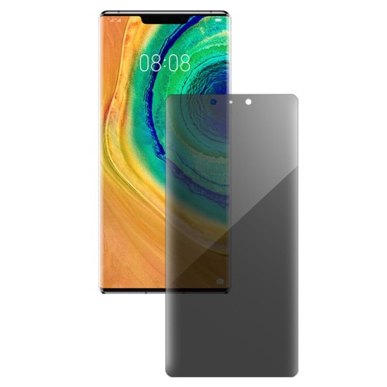 Folie privacy SILKASE pentru Huawei Mate 30 Pro, protectie ecran, silicon regenerabil (Mate 30 Pro, F3441) by www.silkase.ro