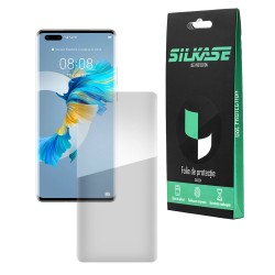 Folie silicon pentru Huawei Mate 40 Pro, SILKASE, Gel TPU, antibacterian, regenerabila Folie silicon pentru Huawei Mate 40 Pro, SILKASE, Gel TPU, antibacterian, regenerabila