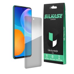Folie silicon pentru Huawei P smart 2021, SILKASE, Gel TPU, antibacterian, regenerabila Folie silicon pentru Huawei P smart 2021, SILKASE, Gel TPU, antibacterian, regenerabila