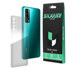 Folie spate silicon pentru Huawei P Smart 2021, SILKASE, Gel TPU, antibacterian, regenerabila Folie spate silicon pentru Huawei P Smart 2021, SILKASE, Gel TPU, antibacterian, regenerabila