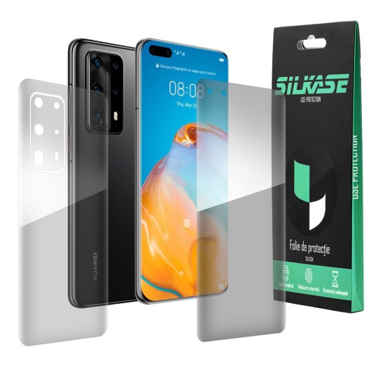 Set folii regenerabile 3D Huawei P40 Pro, SILKASE Mage, Gel Silicon TPU, Regenerabil fata / spate (SILKASE, Set Folii Lucioase) by www.silkase.ro Set folii regenerabile 3D Huawei P40 Pro, SILKASE Mage, Gel Silicon TPU, Regenerabil fata / spate (P40 Pro, F0486) by www.silkase.ro