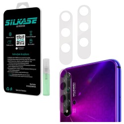 Set folii SILKASE pentru Huawei Nova 5T, 3 buc, protectie camera silicon, regenerabile, antibacteriene Set folii SILKASE pentru Huawei Nova 5T, 3 buc, protectie camera silicon, regenerabile, antibacteriene