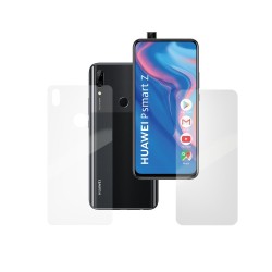 Set folii silicon pentru Huawei P Smart Z , SILKASE, Gel TPU, antibacterian, regenerabila