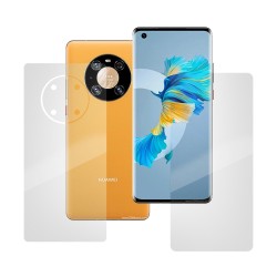 Set folii silicon pentru Huawei Mate 40, SILKASE, Gel TPU, antibacterian, regenerabila Set folii silicon pentru Huawei Mate 40, SILKASE, Gel TPU, antibacterian, regenerabila
