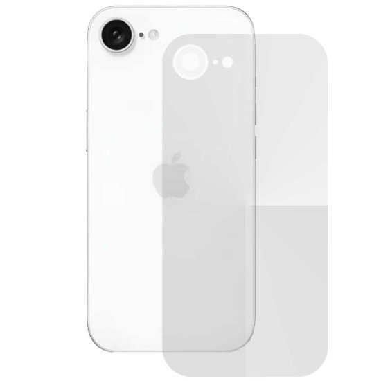 Folie spate SILKASE pentru iPhone 17e/16e, protectie spate, silicon regenerabil (iPhone 17e, F7475) by www.silkase.ro