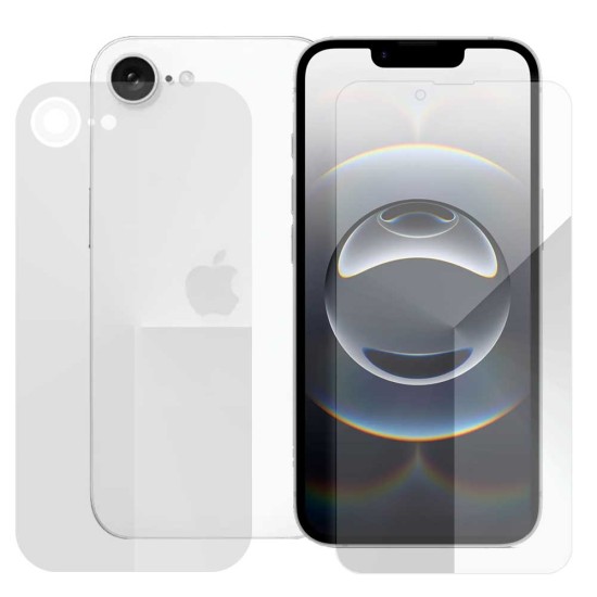 Set 2 folii SILKASE pentru iPhone 17e/16e, protectie telefon, silicon regenerabil (iPhone 17e, F7476) by www.silkase.ro