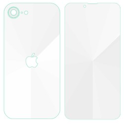 Set 2 folii mate SILKASE pentru iPhone 17e/16e, protectie telefon, silicon