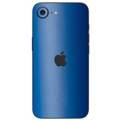 Folie skin SILKASE pentru Apple iPhone 17e, protectie spate telefon, albastru inchis mat