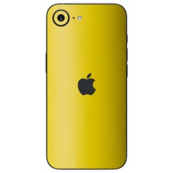 Folie skin SILKASE pentru Apple iPhone 17e, protectie spate telefon, galben mat