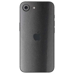 Folie skin SILKASE pentru Apple iPhone 17e, protectie spate telefon, gri metalizat