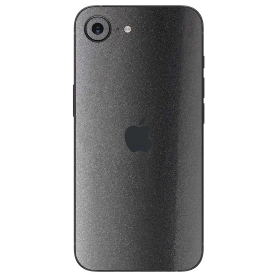 Folie skin SILKASE pentru Apple iPhone 17e, protectie spate telefon, gri metalizat (iPhone 17e, S2507) by www.silkase.ro