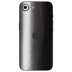 Folie skin SILKASE pentru Apple iPhone 17e, protectie spate telefon, gunmetal gri inchis