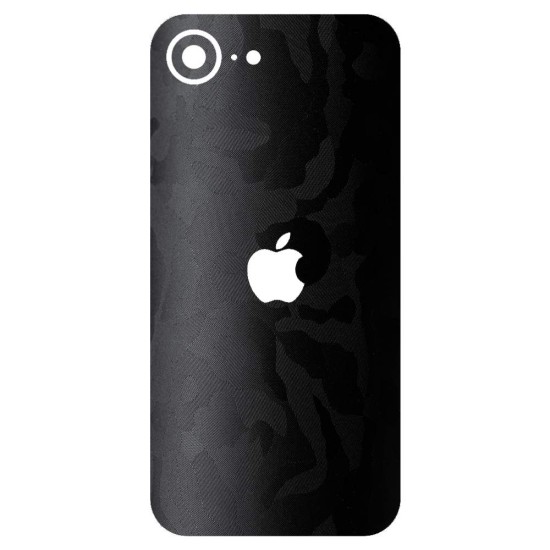 Folie skin SILKASE pentru Apple iPhone 17e, protectie spate telefon, negru camuflaj (iPhone 17e, S2508) by www.silkase.ro