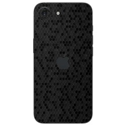 Folie skin SILKASE pentru Apple iPhone 17e, protectie spate telefon, negru hexa