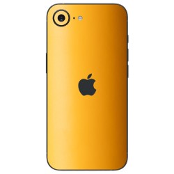 Folie skin SILKASE pentru Apple iPhone 17e, protectie spate telefon, portocaliu deschis mat