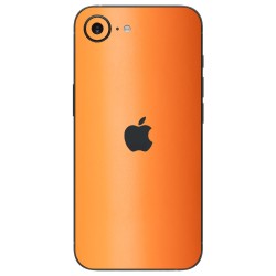 Folie skin SILKASE pentru Apple iPhone 17e, protectie spate telefon, portocaliu mat