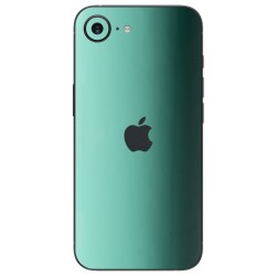 Folie skin SILKASE pentru Apple iPhone 17e, protectie spate telefon, turcoaz lucios