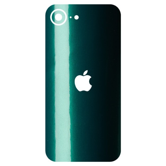 Folie skin SILKASE pentru Apple iPhone 17e, protectie spate telefon, verde emerald (iPhone 17e, S2517) by www.silkase.ro