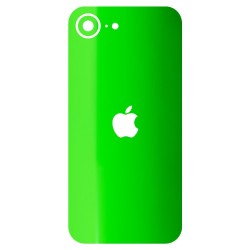 Folie skin SILKASE pentru Apple iPhone 17e, protectie spate telefon, verde neon lucios