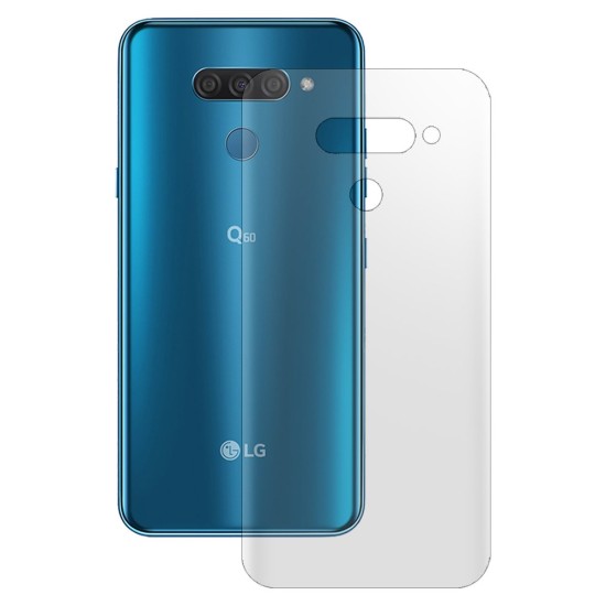 Folie spate mata SILKASE pentru LG Q60, protectie spate, silicon regenerabil (Folie Silicon Spate Mata, F2565) by www.silkase.ro