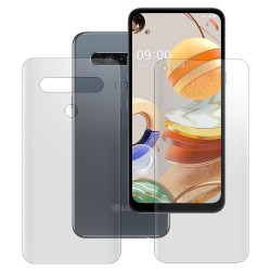 Set 2 folii mate SILKASE pentru LG K61, protectie telefon, silicon regenerabil Set 2 folii mate SILKASE pentru LG K61, protectie telefon, silicon regenerabil