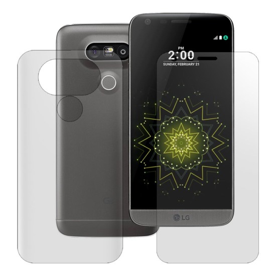 Set 2 folii mate SILKASE pentru LG G5, protectie telefon, silicon regenerabil (Set Folii Mate, F2804) by www.silkase.ro