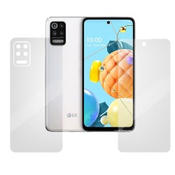 Set folii silicon pentru LG K62, SILKASE, Gel TPU, antibacterian, regenerabila Set folii silicon pentru LG K62, SILKASE, Gel TPU, antibacterian, regenerabila