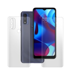 Set 2 folii mate SILKASE pentru Motorola G Pure, protectie telefon, silicon regenerabil