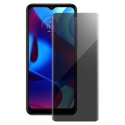 Folie privacy SILKASE pentru Motorola G Pure, protectie ecran, silicon regenerabil
