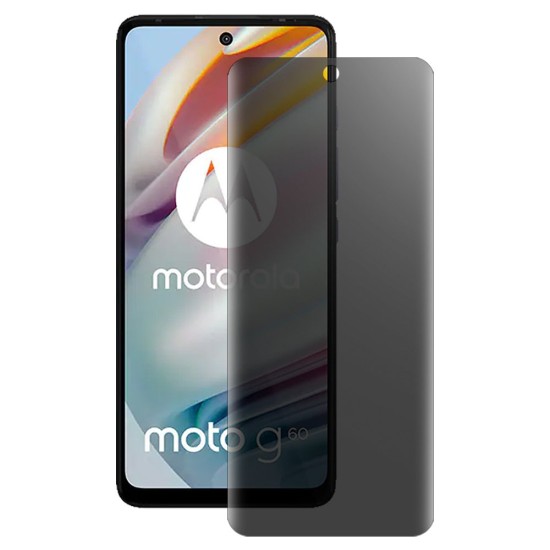 Folie privacy mata SILKASE pentru Motorola Moto G60, protectie ecran, silicon regenerabil (Moto G60, F4118) by www.silkase.ro