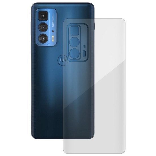 Folie spate SILKASE pentru Motorola Edge 20 Pro, protectie spate, silicon regenerabil (Edge 20 Pro, F4120) by www.silkase.ro